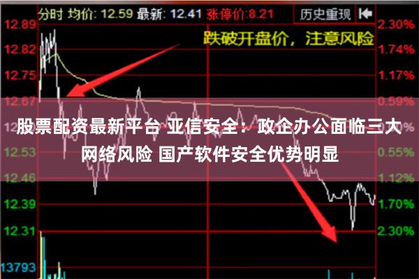 股票配资最新平台 亚信安全：政企办公面临三大网络风险 国产软件安全优势明显